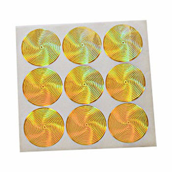 ISO9001 2008 CMYK 색 은 홀로그램 스티커, 맞춘 보호 홀로그램 스티커
