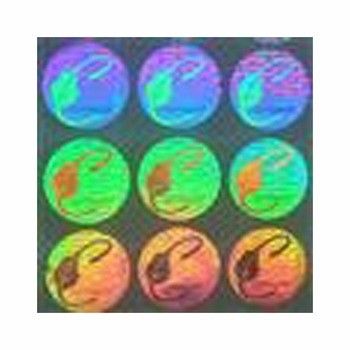 ISO9001 2008 CMYK 색 은 홀로그램 스티커, 맞춘 보호 홀로그램 스티커