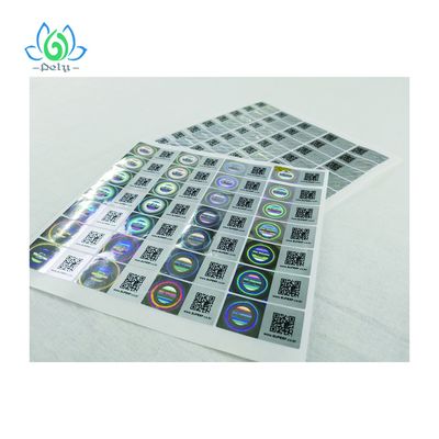 10X10X5cm 높은 접착제 반대 가짜 위변조 에비던트 씰 스티커