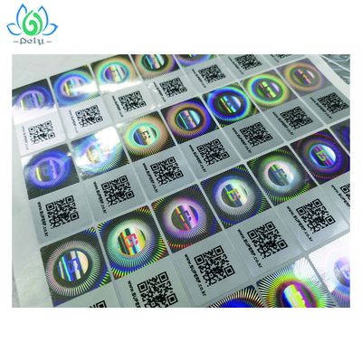 10X10X5cm 높은 접착제 반대 가짜 위변조 에비던트 씰 스티커