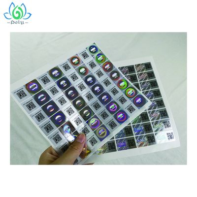 10X10X5cm 높은 접착제 반대 가짜 위변조 에비던트 씰 스티커