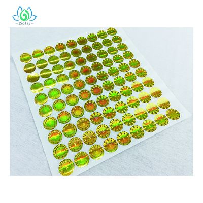 내유성 방수 3D 홀로그램 탬퍼 분명한 보안 레이블