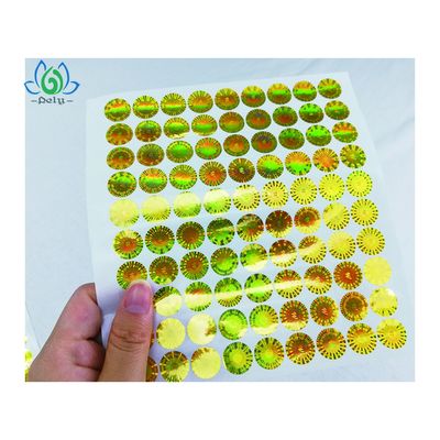 내유성 방수 3D 홀로그램 탬퍼 분명한 보안 레이블