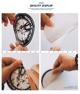 연속물과 28장 극소 CMYK 색 열 전도 스티커